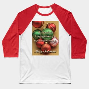 Christmas Greetings Baseball T-Shirt